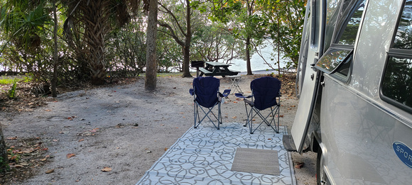 Our Campsite at Fort De Soto